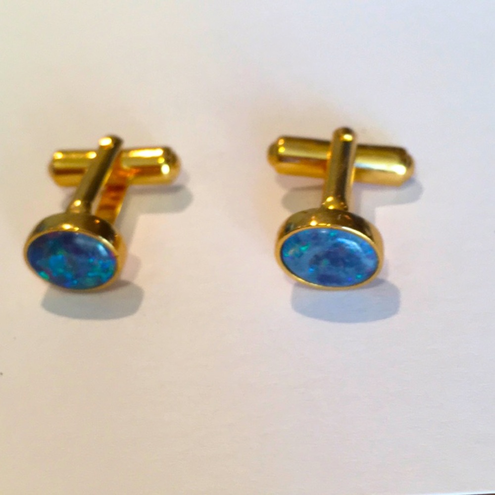 Opal Cuff Links - image 1